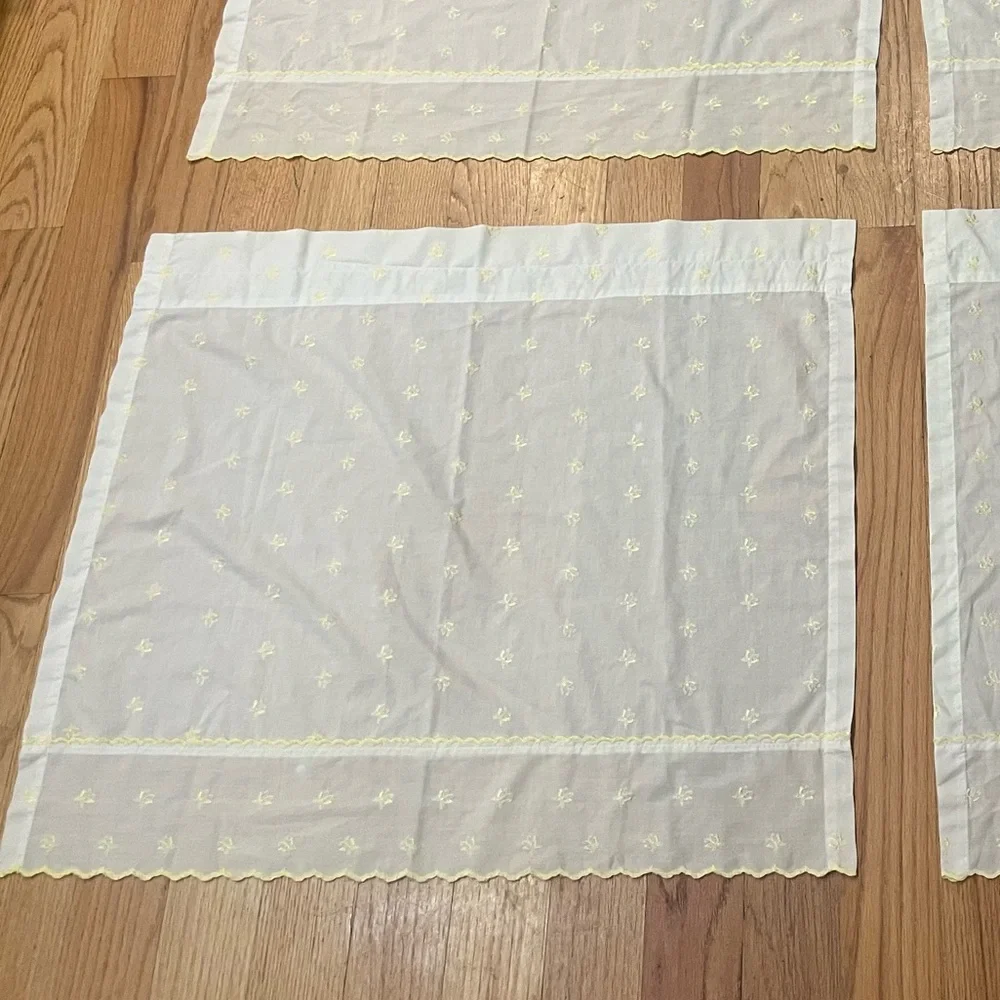 Vintage curtains 4 Panels
